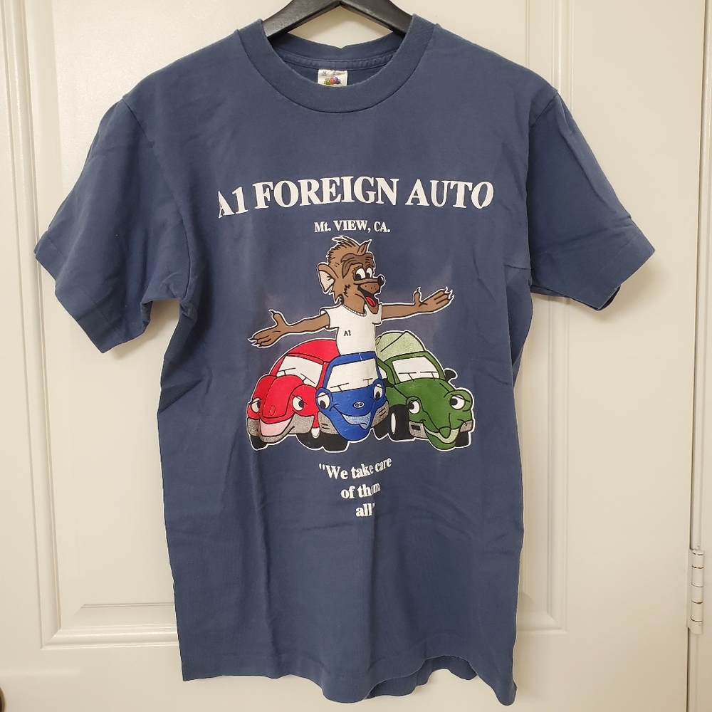Vintage mechanic t shirt. Single stitched